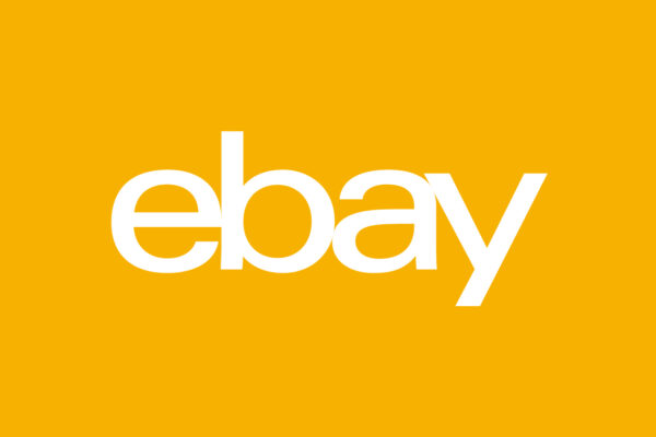 orange and white ebay logo