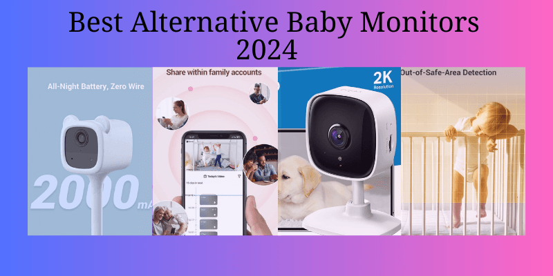 various brands baby monitors and security baby monitors on fetaured banner