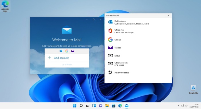 windows 11 mail app startup screen